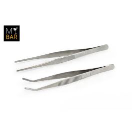 Set de 2 Pinzas para Cocina y Servir Acero Inoxidable 18 y 16 cm - My Bar (24 Unidades) Set de 2 Pinzas para Cocina y Servir Acero Inoxidable 18 y 16 cm - My Bar (24 Unidades)