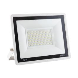 Foco Proyector LED 100W 8.000Lm 6000ºK IP66 Regulable 60,000H Acabado Blanco [LM-6010-W-CW]