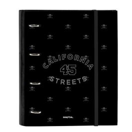 Carpeta de anillas Safta California Negro 27 x 32 x 3.5 cm Precio: 8.94999974. SKU: B15WLNA457