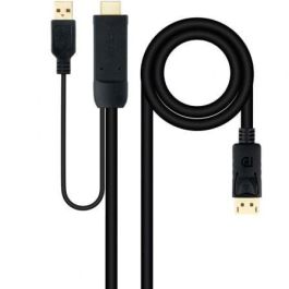 Cable DisplayPort a HDMI NANOCABLE 10.15.4352 Negro 1,8 m 4K Ultra HD Precio: 31.78999967. SKU: S0236686