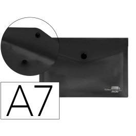 Liderpapel Dossier Carpeta Broche Polipropileno DIN A7 Negro Opaco Resistente 180 micras Precio: 5.50000055. SKU: B13V4KMA9B