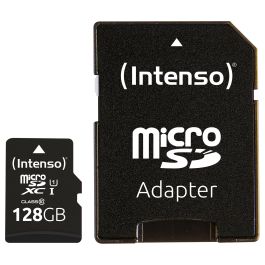 Intenso 3424491 Tarjeta MicroSDXC 128GB Clase 10 UHS-I U1 con Adaptador SD