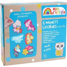 Main D'Artiste AUC1737182642668 Kit Creación Imanes Unicornio Ocio Creativo para niños +5 años