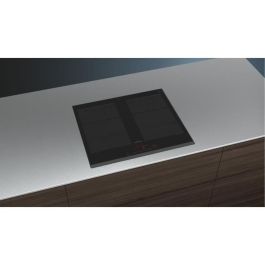 Placa de inducción de 60 cm - SIEMENS - 4 fuegos - 59,2 x 52,2 cm - Negra - Home connect - IQ700 - EX651HXC1F