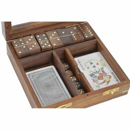 Juego Colonial DKD Home Decor Marron Dorado 17 x 5.5 x 17 cm Set de 4 Precio: 20.50000029. SKU: S3020296