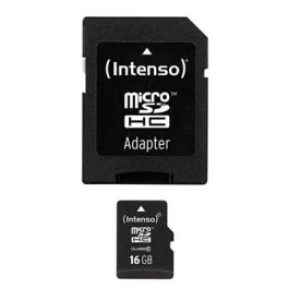 Intenso Tarjeta Micro SD Clase 10 16GB con Adaptador Modelo 3413470 Precio: 7.49999987. SKU: S0200497