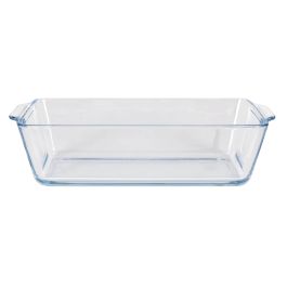 Fuente de vidrio rectangular Quttin 23x10 cm 825 cc (6 Unidades)