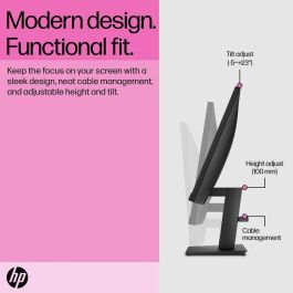 HP P24h G5 Monitor FHD 23.8 pulgadas con Altavoces Integrados, ideal para Teletrabajo y Oficina