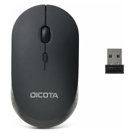 DICOTA SILENT V2 Ratón Inalámbrico RF Black
