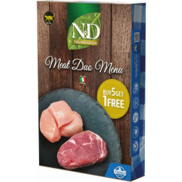 Farmina N&D Cat Natural Meat Duo Menu 6x70 gr Farmina N&D Cat Natural Meat Duo Menu 6x70 gr Precio: 6.90184. SKU: B1F9NYJ5AJ