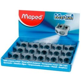 Maped Afilalápices Metálico Classic 2 Agujeros Plata Caja Expositora 20 Unidades Precio: 15.99495975. SKU: B1FR9HWBWV