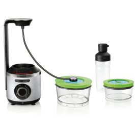 Bosch MMBV625M Licuadora de Vacío 2 en 1 VitaPower Serie 8 1000 W Acero Inoxidable Negro