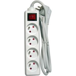 Chacon Regleta de Corriente "Gaza 4x16A Inter 1.5" con 4 Tomas, Interruptor, 16A, Cable de 1,5 Metros, Color Blanco Precio: 19.49999942. SKU: B152XPMRLA