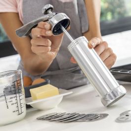 Máquina para Hacer Galletas y Manga Pastelera 2 en 1 Prekies InnovaGoods