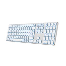 Coolbox Teclado Inalambrico Retroiluminado Moonlight Key B431 Bluetooth 5.1 + RF 2.4GHz Aluminio