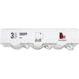 La Mediterranea Set de 3 Jarritas con Asa Dropp 40 cc, Ø 3.6 x 6.5 cm, 86 g cada una (36 Cajas)