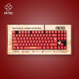 Teclado y Ratón FR-TEC OP4001 QWERTY Burdeos