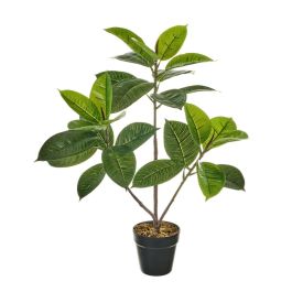 Planta Decorativa Polietileno Plástico Ficus 40 x 40 x 75 cm