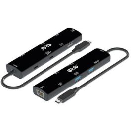 Club3D USB4 Hub 6 en 1 con HDMI 4K120Hz, 2x USB-C, 2x USB, LAN y Power Delivery 100W