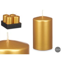 Vela Taco Oro Ancha 15Cm Acorde (12 Unidades) Vela Taco Oro Ancha 15Cm Acorde (12 Unidades)