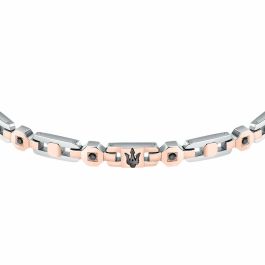 Pulsera Hombre Maserati Acero Inoxidable 21,5 cm Plateado