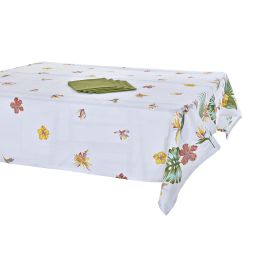 DKD Home Decor Mantel Poliéster Tropical Colección Tropic Garden Multicolor Verde 150x150 cm - Pack de 2 Unidades Precio: 14.49999991. SKU: B19ZT7BVC5