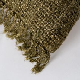 Cojín Verde Viscosa-Algodón 50 X 50 cm