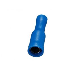 Terminal cilíndrico Ø4 mm hembra aislado, bolsa 100 unid.