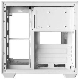 Mars Gaming MCVISIONMW Caja Gaming Minitorre MicroATX / Mini-ITX Blanca con Diseño Panorámico Triple Cristal Templado y Refrigeración Líquida 240mm