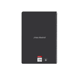 Libreta Real Madrid C.F. Blanco A4 80 Hojas