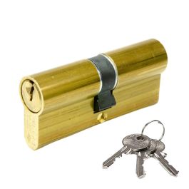 Cisa Cilindro logo std 30x30mm 08010.07.0 - 5 pitones, 3 llaves, latón Precio: 13.50000025. SKU: S7919444