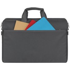 RIVACASE 8257 - Bolso para Portátil Central de 17.3 pulgadas, Negro