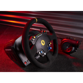 Thrustmaster TS-PC RACER Ferrari 488 Challenge Edition Volante Digital para PC, Negro, Metal - 2960798