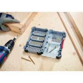 Bosch 2607017464 Puntas de Destornillador 40 Piezas Acero S2 Personalizable