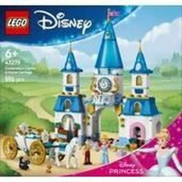 Lego 43275 Disney Princess El Castillo de Cenicienta y el Carruaje - Set Juego de Roles Infantil 6 Años