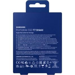 Disco Externo SSD Samsung Portable T7 Shield 2TB/ USB 3.2/ Azul