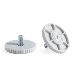 HERRAJES ALK Pie Nivelador Rido Ø50 M8X10 Gris Claro Precio: 0.69000008. SKU: B14HFAQZVC