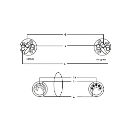 Cordial Cable Híbrido XLR 5 Puntos + Powercon 2,5 Mm² True1 - 5M