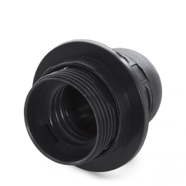 Portalámparas E27 Negro Precio: 0.58999963. SKU: B1KGXTGTTG
