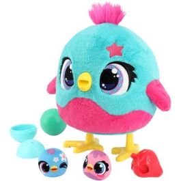 Diset Funtasy Family Chick-A-Boo Peluche Interactivo Mamá Gallina Incuba Huevos, Pollitos, Sonidos. Incluye 2 Huevos y 2 Pollitos. Edad 3+