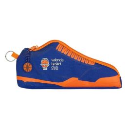 Safta Portatodo Zapatilla Valencia Basket 24x10x2cm Azul y Naranja