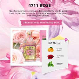 Perfume Unisex 4711 FLORAL COLLECTION ROSE