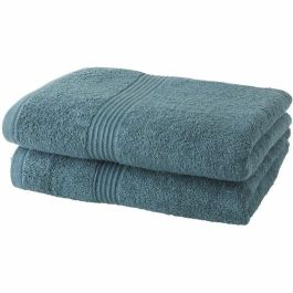 Today TOD3574641225438 Juego de 2 Toallas 100% Algodón 50x90 cm Pavo Real