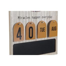 DKD Home Decor Reloj Boho Natural Multicolor 4.5 x 56 x 34 cm (2 Unidades)