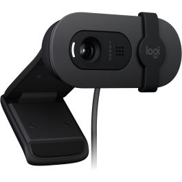 Logitech Brio 105 Business Webcam 1080p con Obturador de Privacidad, Micrófono y Plug-and-Play. Ideal para Empresas, compatible con Windows, macOS, Google Meet.
