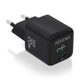 Aisens Cargador de Pared GaN ASCH-20W2P011-BK con 1xUSB Tipo-C y 1xUSB, 20W, Negro Precio: 7.88999981. SKU: B12G4JXFBN