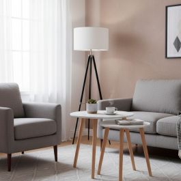 Juego de 2 mesas Max Home Blanco 50 x 50 x 50 cm (2 Unidades)