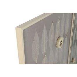 DKD Home Decor Set 2 Cuadros Modernos Murales Decorativos Hojas Nidos Verde Beige Lienzo PS 120x90x3.5 cm Diseño Surtido DKD Home Decor Set 2 Cuadros Modernos Murales Decorativos Hojas Nidos Verde Beige Lienzo PS 120x90x3.5 cm Diseño Surtido