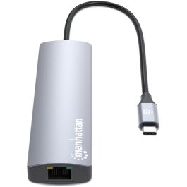 MANHATTAN 6-in-1 4K USB-C Dockingstation 1xHDMI 3xUSB 5 Gb/s