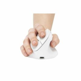 Bluestork BLU3760162050097 Ratón Ergonómico Inalámbrico Luminoso PC/MAC Negro